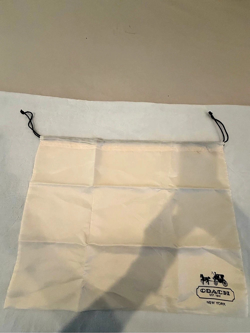 Coach New York Dust Bag Cream